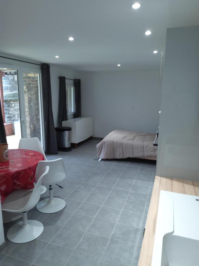 Meuble Avec Cour Apartment Sotteville-les-Rouen Luaran gambar
