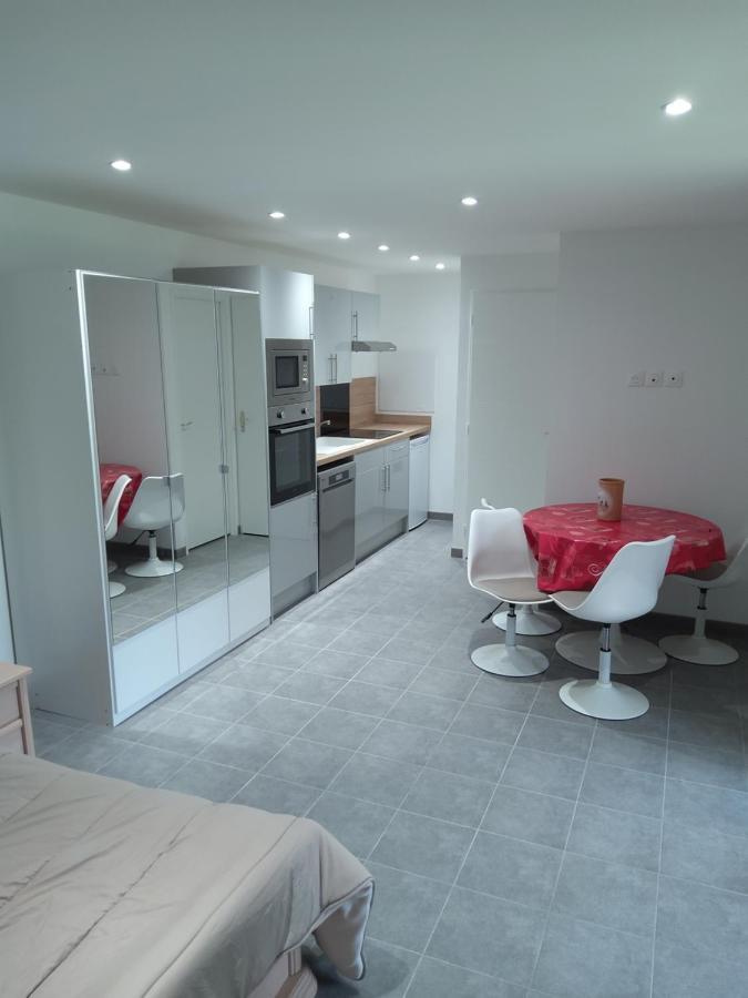 Meuble Avec Cour Apartment Sotteville-les-Rouen Luaran gambar